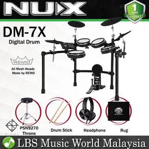 NUX DM7X 5 Piece Full Mesh Digital Drum Set Head