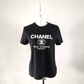 Chanel Black 1 Rue Cambon Paris T-Shirt
