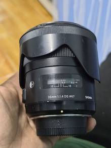 lens sigma 35mm f1.4 art untuk nikon