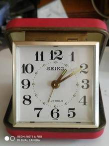 Vintage Seiko travel alarm clock japan