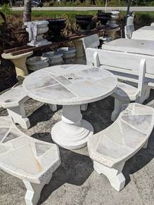 set meja batu terazzo rbb300