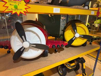 Kids Airplane Ride-On Electric Car with Remote