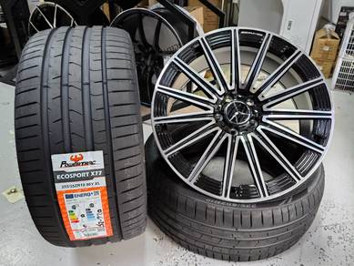 Mercedes W206 W205 W204 19" Rim Tayar Baru R146