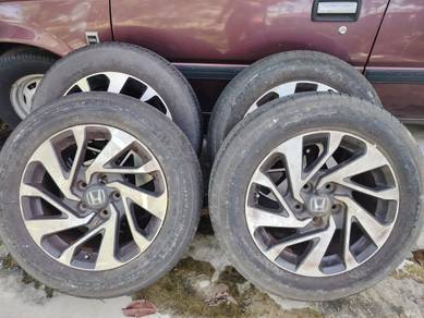 Honda Sport Rim + 4x ZMAX Tyres 215/60R16