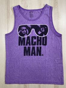 Macho Man Purple Singlet #W Used