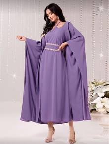 Abaya Dress Shein Lilac