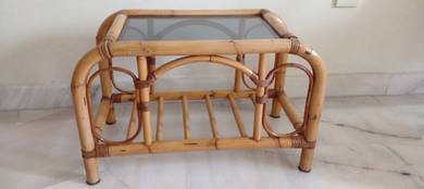 Rattan coffee table