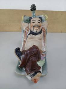 Han Zhong Li Ceramic Figurine | 八仙汉钟离陶瓷摆件