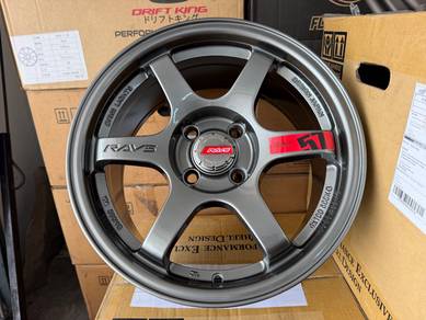 57Dr 15inch 4x100 —Rim baru— Flow forming