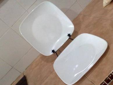 Pinggan pyrex corelle white dinner plate 2