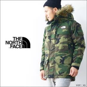 North Face Woodland Camo Down Winter Parka Jacket