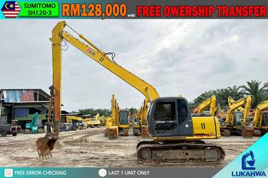 [LOCAL] SUMITOMO SH120-A3 LONG ARM Mesin Excavator