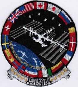 A decade in the lives International Space Patch