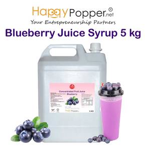 Sirap Concentrated Fruit Juice Syrup Blueberry 5kg