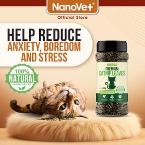 Nanovet® Premium Catnip Leaves 48g — pilihan menar