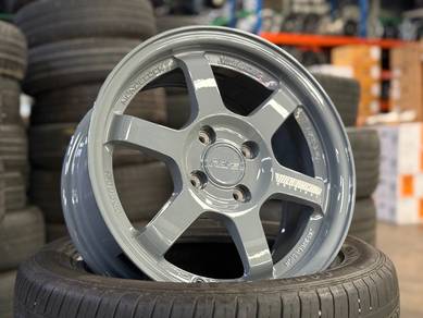 NEW 15 AOW TE37 Rim City Jazz Myvi Vios Yaris Saga