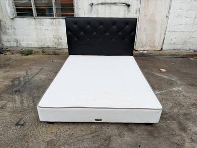 (Vono) Fabric Katil Queen Bed Frame Divan