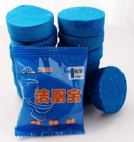 6 Pcs Auto Toilet Bowl Cleaner Blue Flush Bathroom