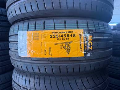 225/45/18–Tayar baru— Conti mc7 Tahun26