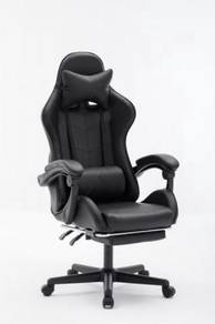 Black Hitam Gaming Chair game pejabat kerusi 2
