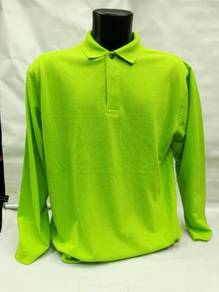 Tshirt Kolar Polo Plain Long Sleeve HC09 230gsm