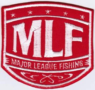 MLF Major League Fishing #BR Badge Iron On Patch