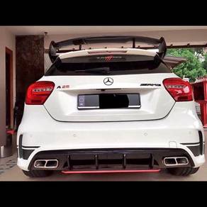 Mercedes W176 A45 AMG Facelift diffuser