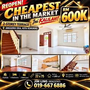 2-storey Terraced House For Sale in Kota Kemuning,SGR