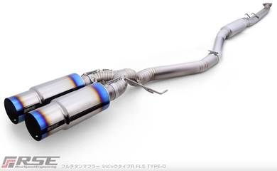RSE Titanium EXHAUST TYPE D HONDA CIVIC TYPE R FL5