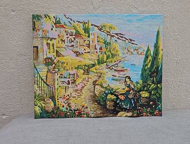 YD67AJ Lukisan Seni 50 x 40 cm Art Oil Painting