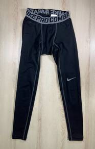 Nike Pro Combat Kid’s Black Fitted Pants #DR Used