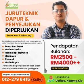 Juruteknik (Technician)- Mesin Dapur & Penyejukan