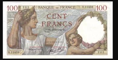 France 100 francs (1940) - Pick P94  avf