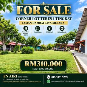 Semi-Detached House For Sale in Bukit Rambai,MLK