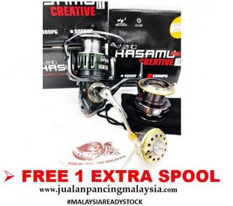 Hasamu creative full metal body saltwater reel
