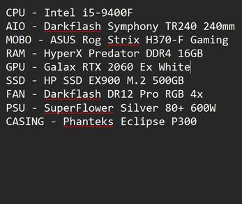 WTS - Mid End PC