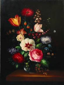 Vintage Bloom in Vase 8 — by K. Young