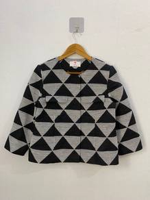 U by Ungaro Geometric Cropped Jacket