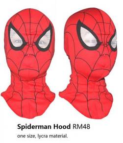 Spiderman Mask Hood Cap Apron Shirt