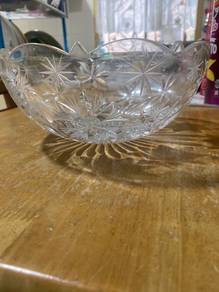 Crystal fruit bowl