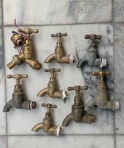 Vintage Brass Water Taps