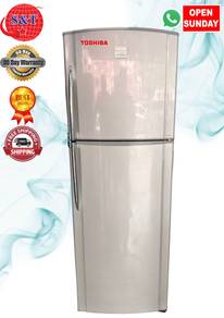 Fridge DOUBLE DOOR TOSHIBA SILVER