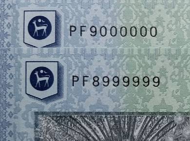 Set of 2 R/N RM50 million & almost solid number