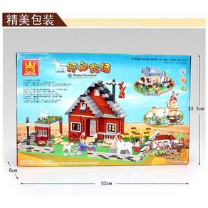 Bricks - WG34201 FARM house building block