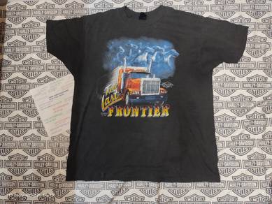 Vintage Trucker T Shirt 3D Emblem