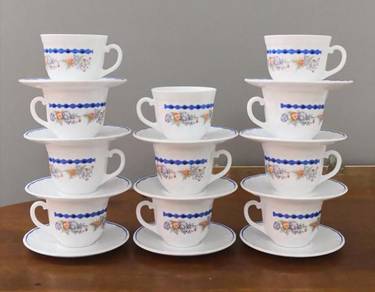 Teko cawan piring arcopal tea set