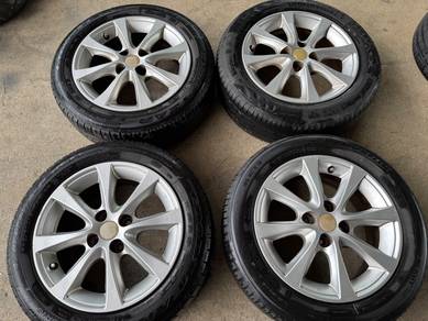 Sport rim second 15 alza siap tayar axia wira myvi