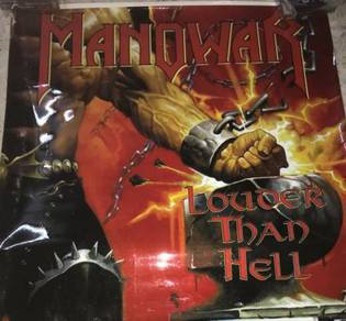 MANOWAR - LOUDER THAN HELL Poster