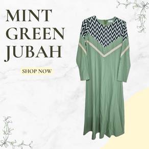 Mint Green Jubah