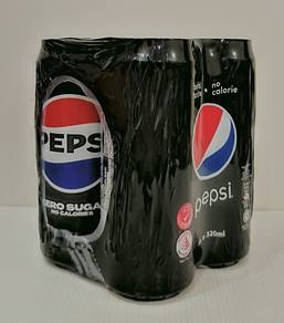 Tin Pepsi Zero Malaysia New Label Old Logo Wrapped